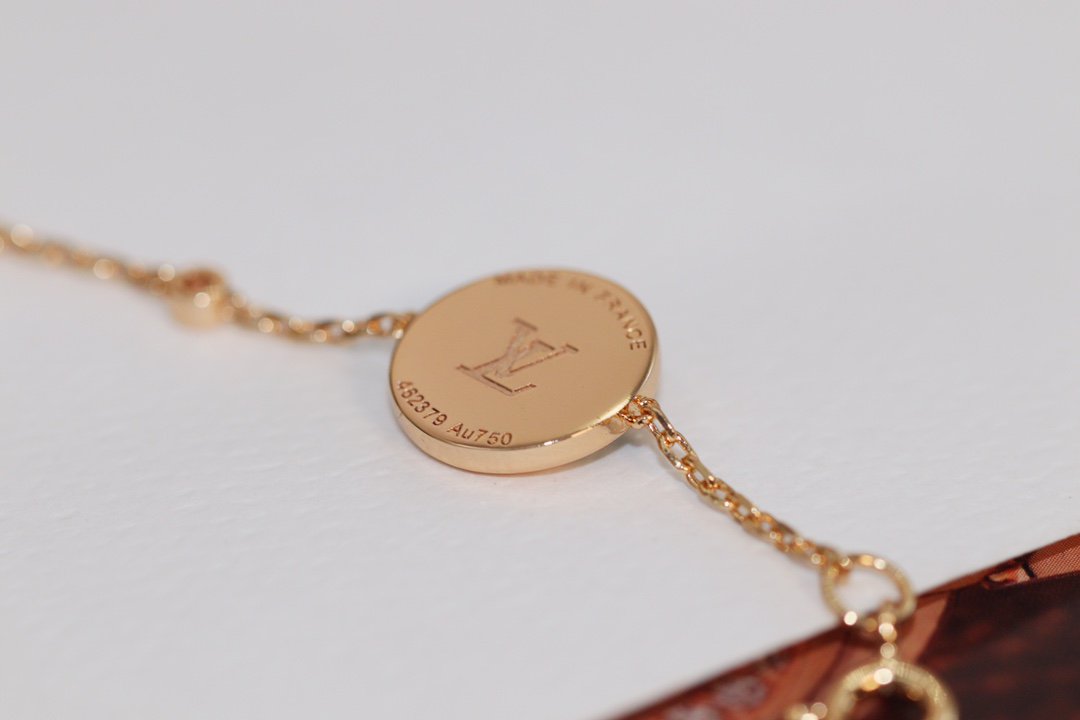 [Mystic Crown]STAR AND SUN 4 MOTIF PINK GOLD MALACHITE BRACELET