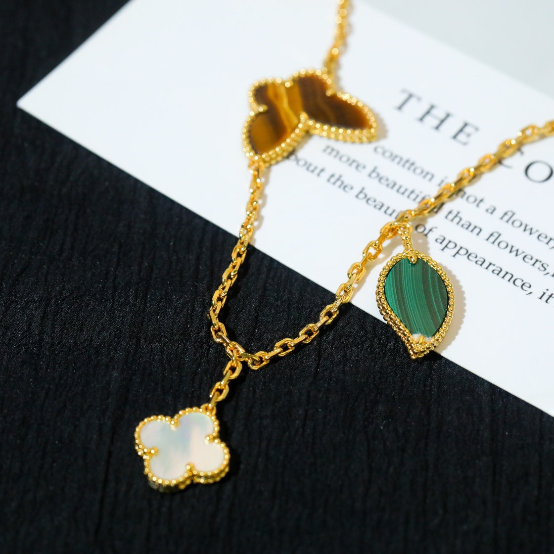 [Mystic Crown]LUCKY SPRING 5 MOTIF GOLD BRACELET