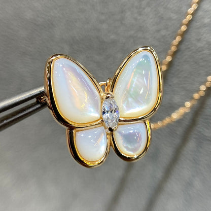 [Mystic Crown]BUTTERFLY MOP DIAMOND NECKLACE