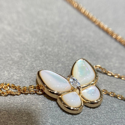 [Mystic Crown]BUTTERFLY MOP DIAMOND NECKLACE