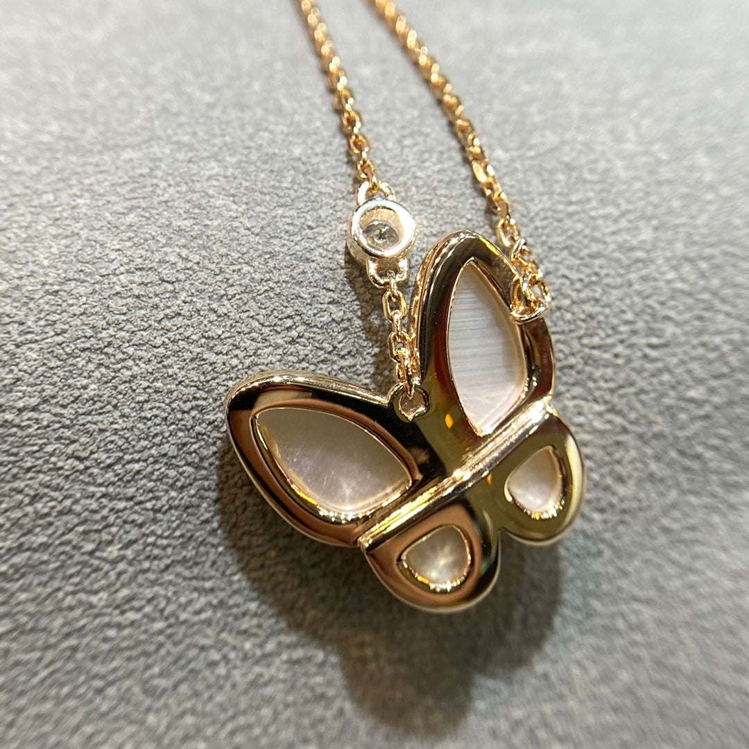 [Mystic Crown]BUTTERFLY MOP DIAMOND NECKLACE
