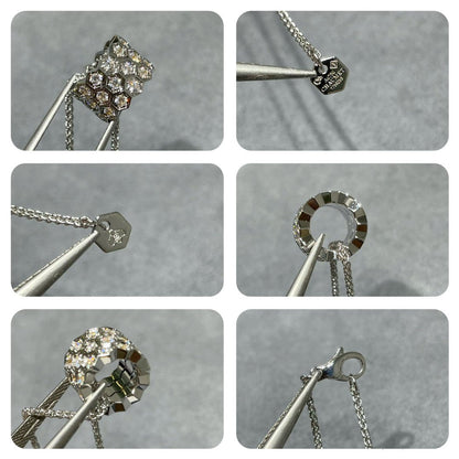 [Mystic Crown]BEE LOVE DIAMOND PAVED 3 ROW NECKLACE