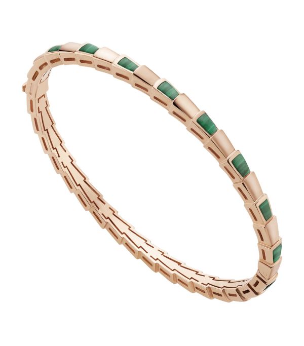 [Mystic Crown]SERPENTI BRACELET PINK GOLD MALACHITE