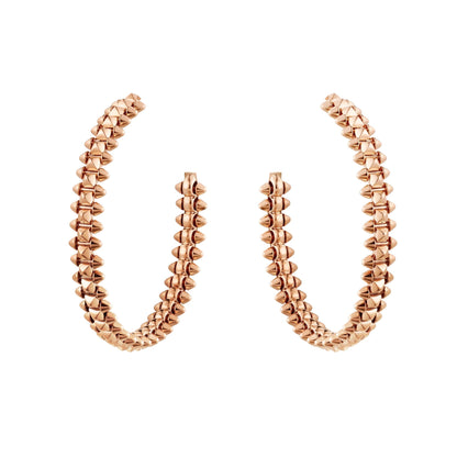 [Mystic Crown]CLASH LARGE HOOP EARRINGS