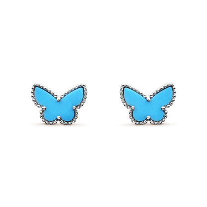 [Mystic Crown]BUTTERFLY TURQUOISE EARRINGS SILVER