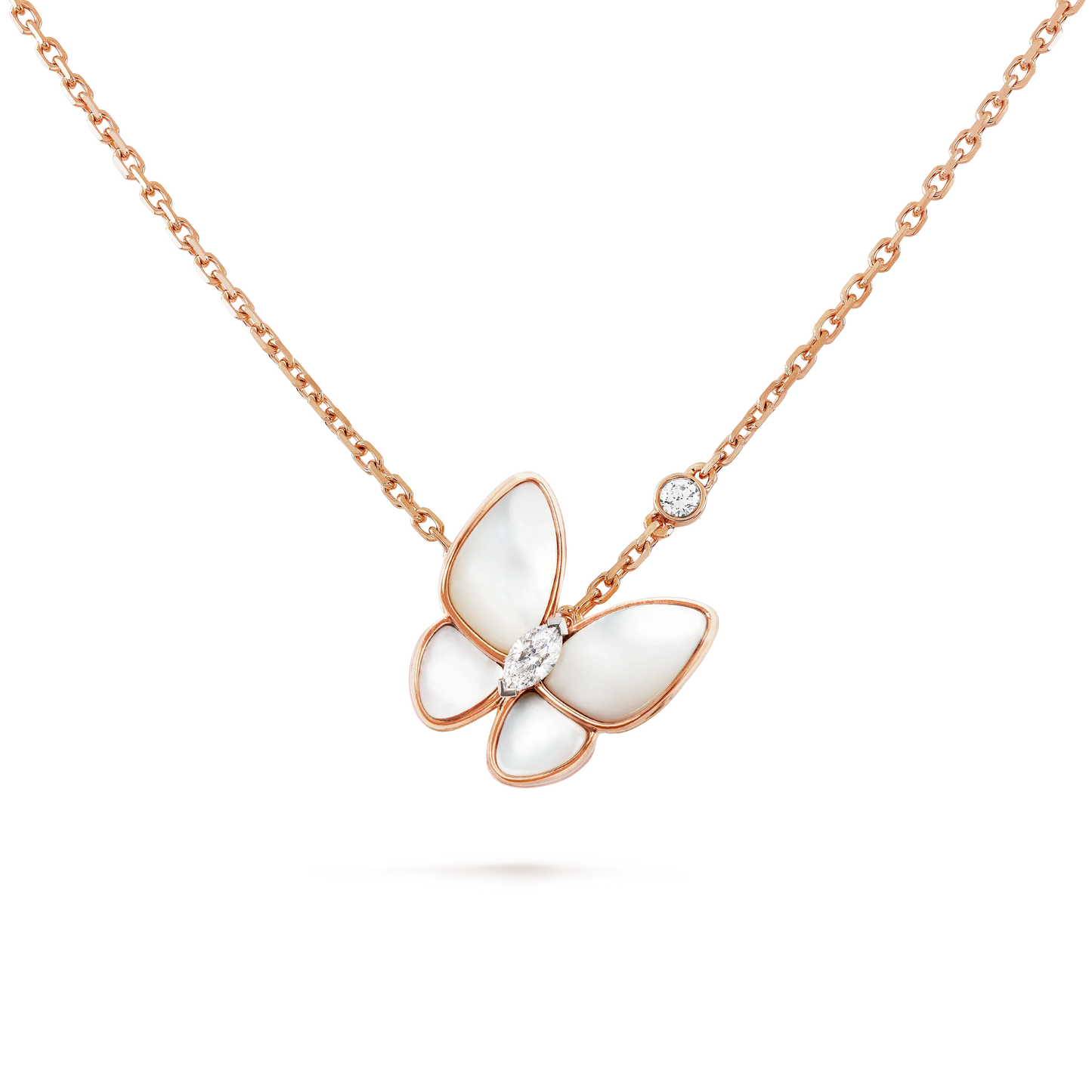 [Mystic Crown]BUTTERFLY MOP DIAMOND NECKLACE