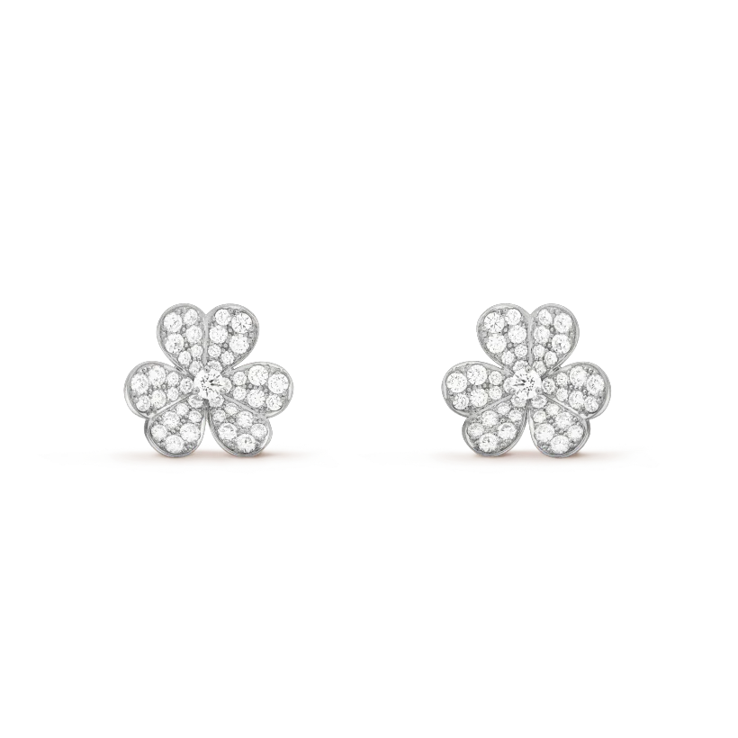 [Mystic Crown]CLOVER COMOS DIAMOND EARRINGS SILVER
