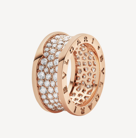 [Mystic Crown]ZERO 1 WITH PAVED DIAMONDS ON THE SPIRAL RING