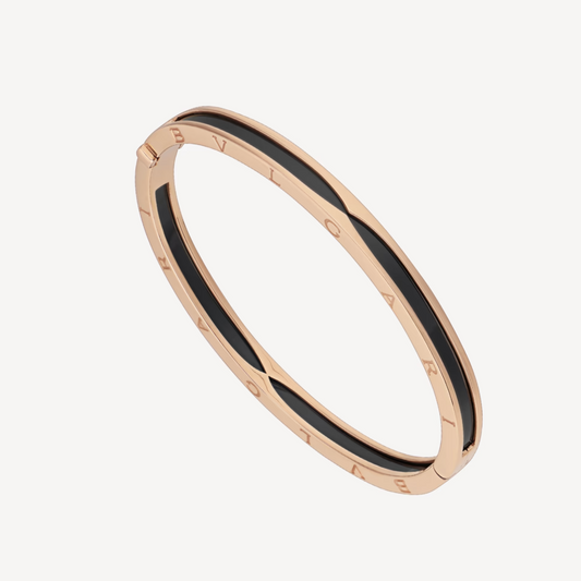[Mystic Crown]ZERO 1 PINK GOLD WITH BLACK CERAMIC BRACELET