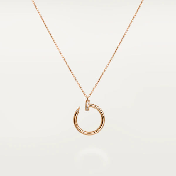[Mystic Crown]JUSTE NECKLACE PINK GOLD