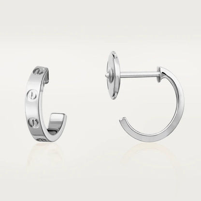 [Mystic Crown]LOVE EARRINGS 2.65MM SILVER