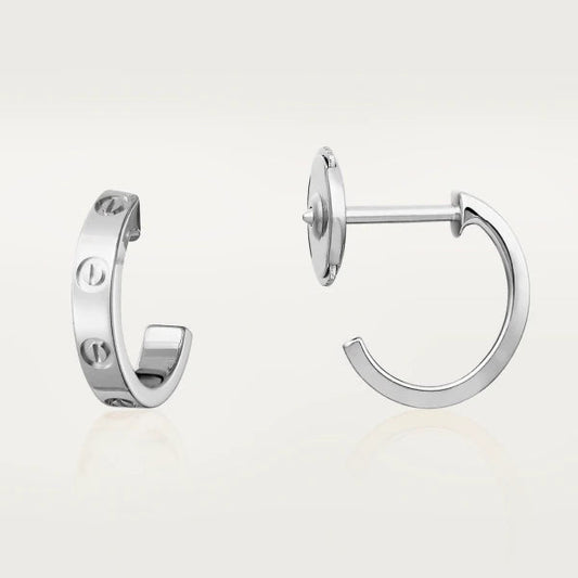 [Mystic Crown]LOVE EARRINGS 2.65MM SILVER