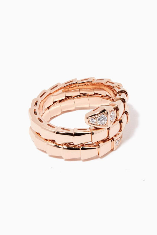 [Mystic Crown]SERPENTS DOUBLE ROW DIAMOND RING