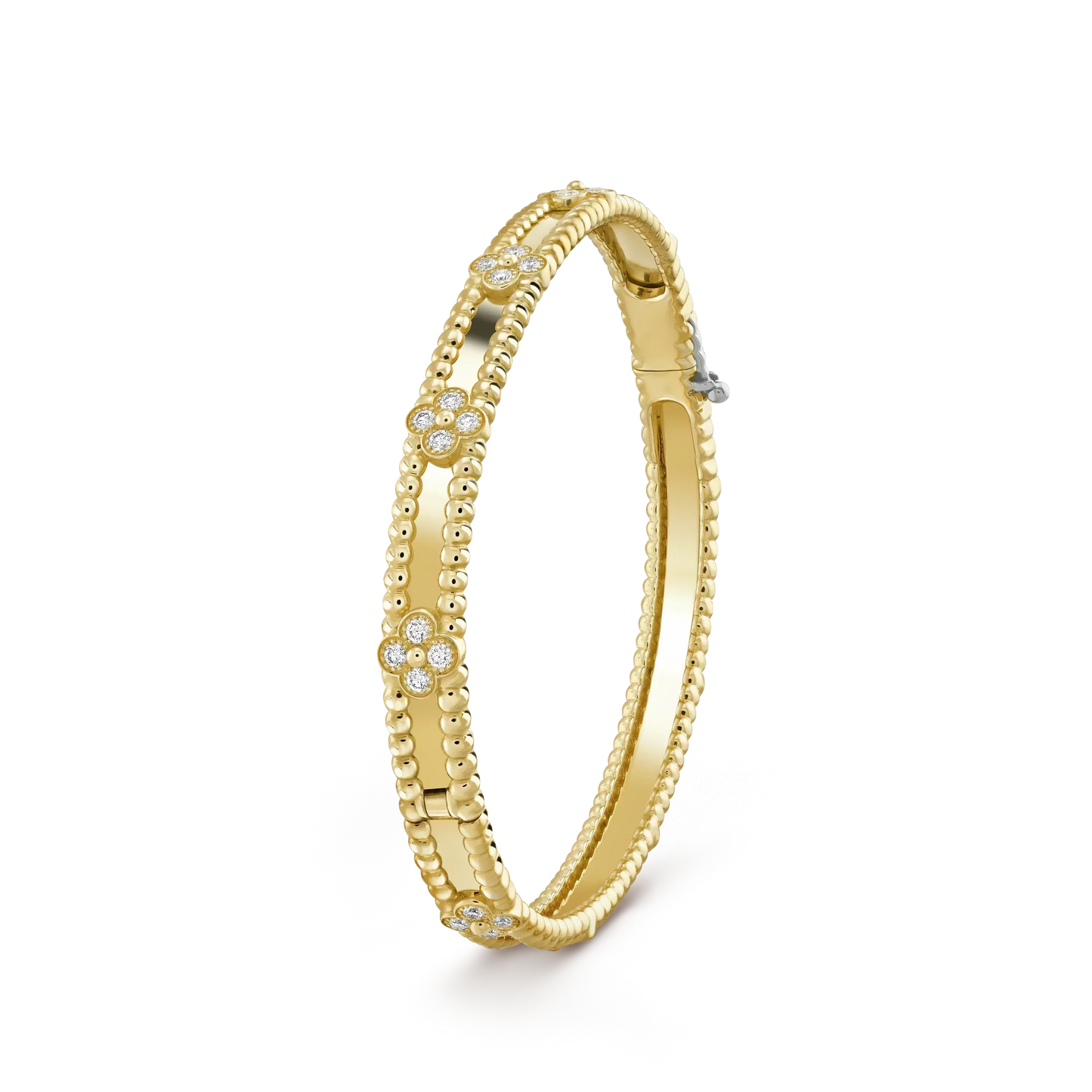 [Mystic Crown]CLOVER BRACELET 4MM DIAMONDS