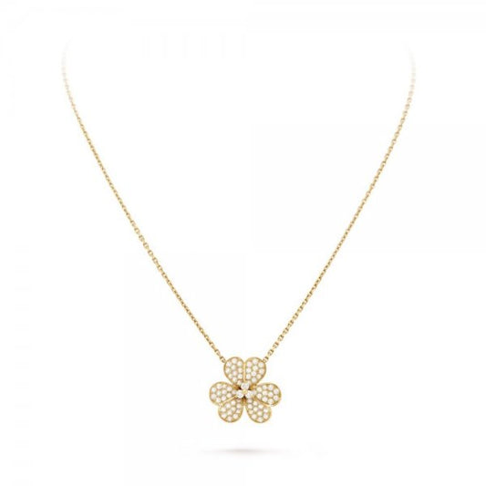 [Mystic Crown]FLOWER DIAMOND NECKLACE