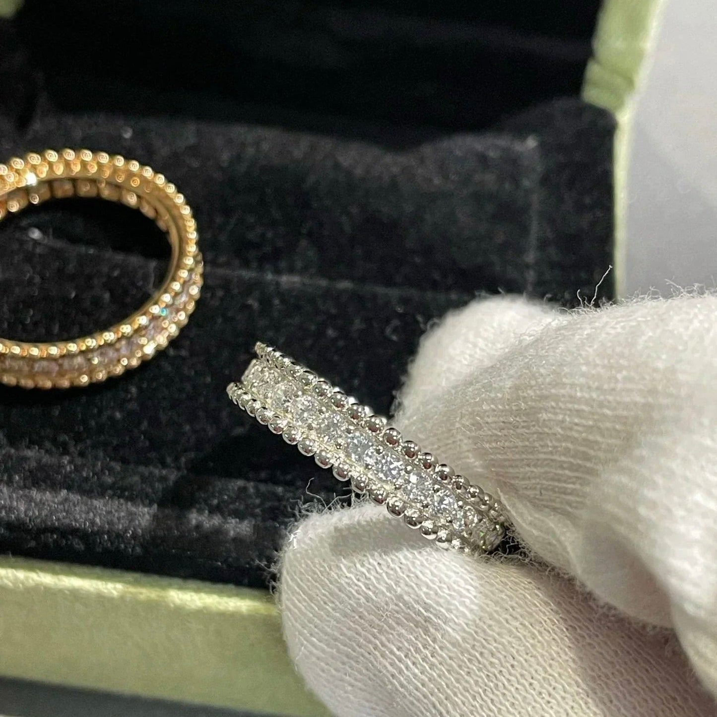 [Mystic Crown]PERLEE DIAMOND SILVER RING