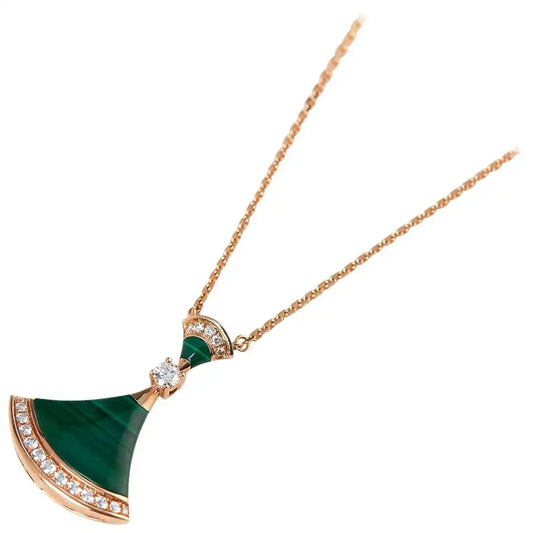 [Mystic Crown]DREAM NECKLACE MALACHITE DIAMOND