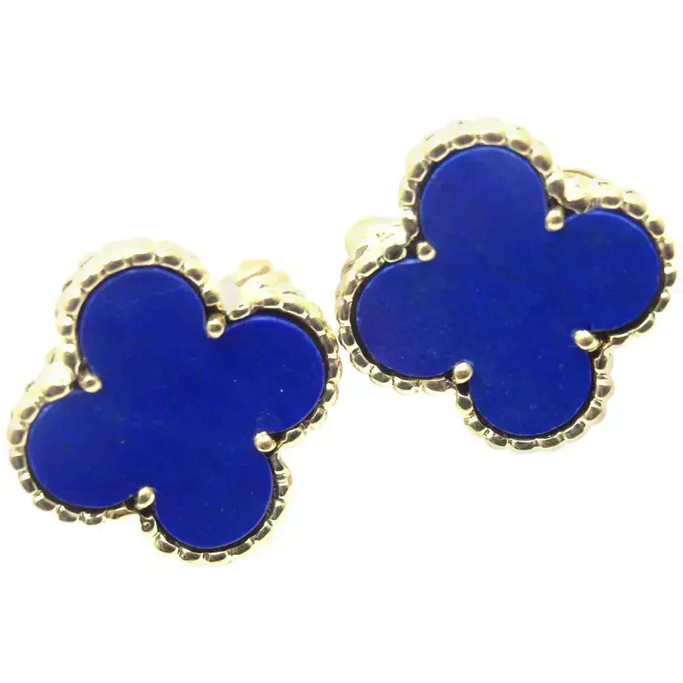[Mystic Crown]CLOVER MINI 9.5MM TURQUOISE EARRINGS