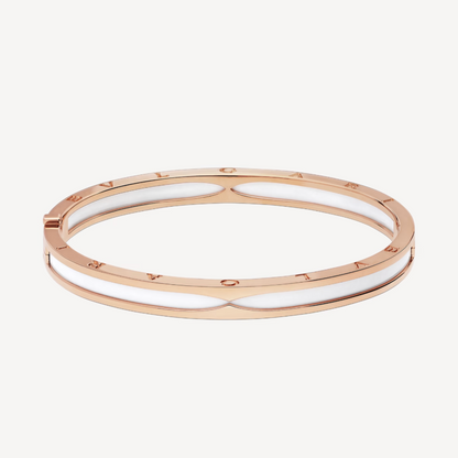 [Mystic Crown]ZERO 1 PINK GOLD WITH WHITE CERAMIC BRACELET