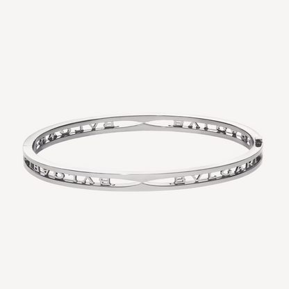 [Mystic Crown]ZERO 1 SPIRAL LOGO SILVER BRACELET