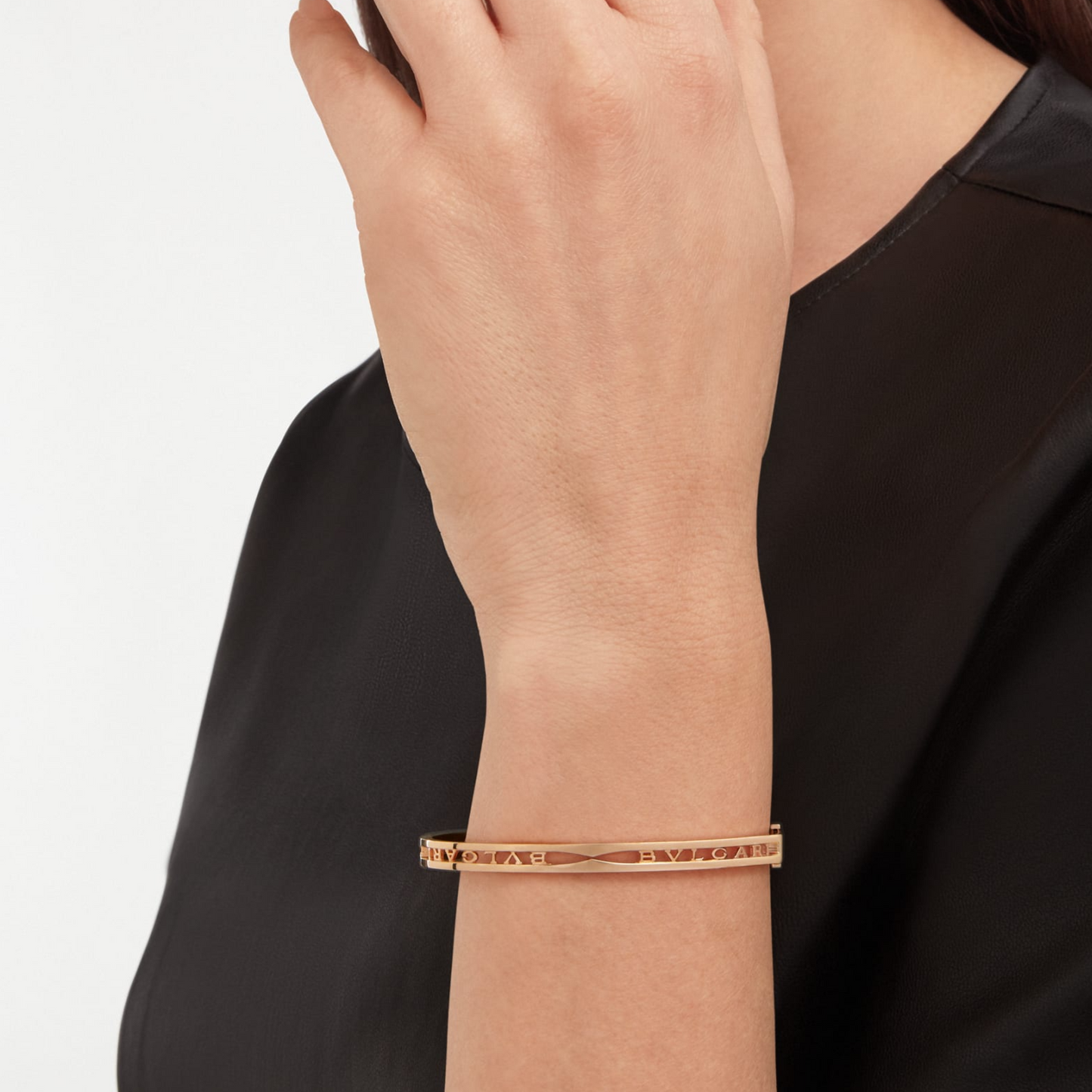 [Mystic Crown]ZERO 1 SPIRAL LOGO PINK GOLD BRACELET