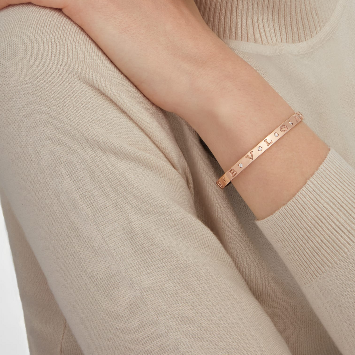 [Mystic Crown]ZERO 1 PINK GOLD 12 DIAMONDS BRACELET