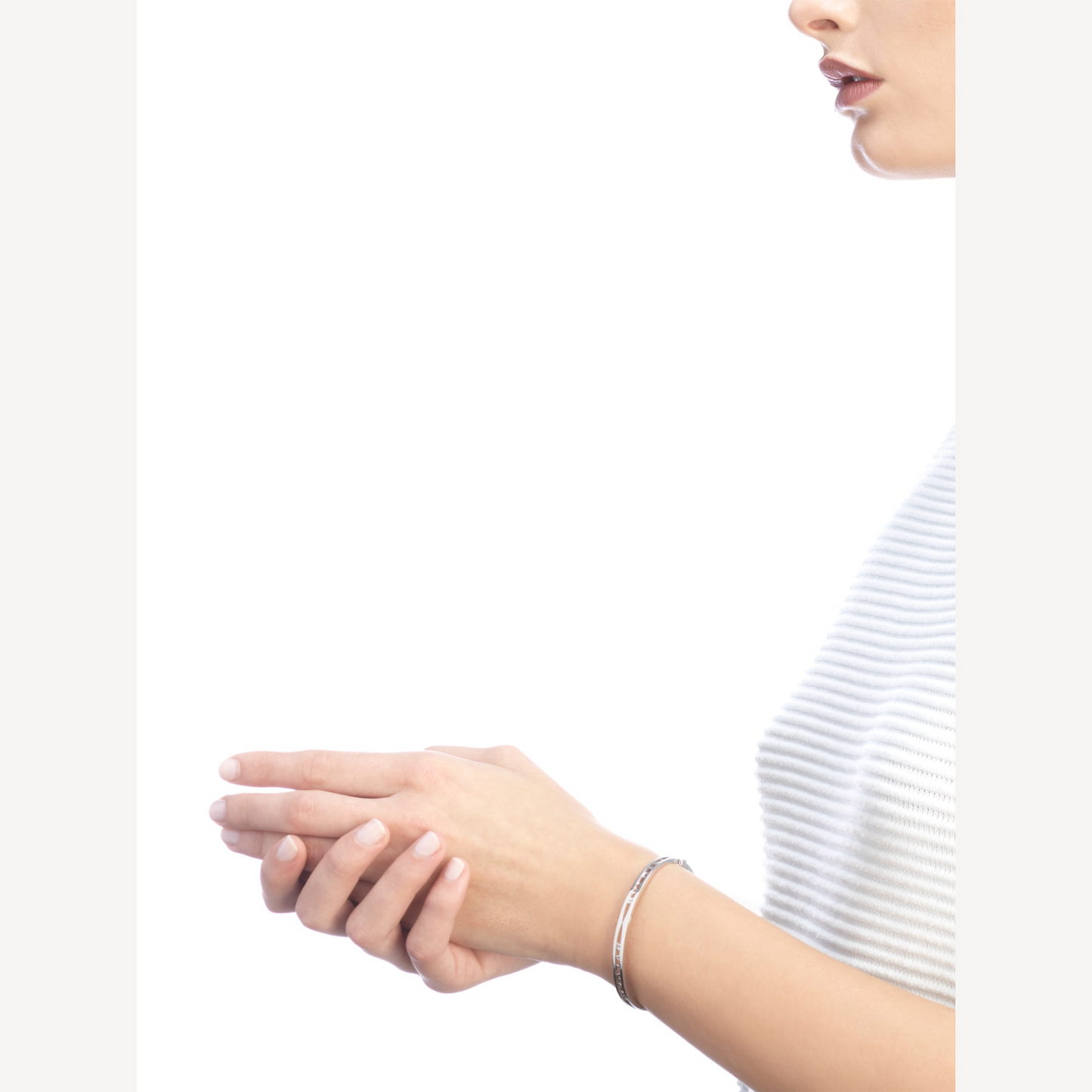 [Mystic Crown]ZERO 1 SPIRAL LOGO SILVER BRACELET