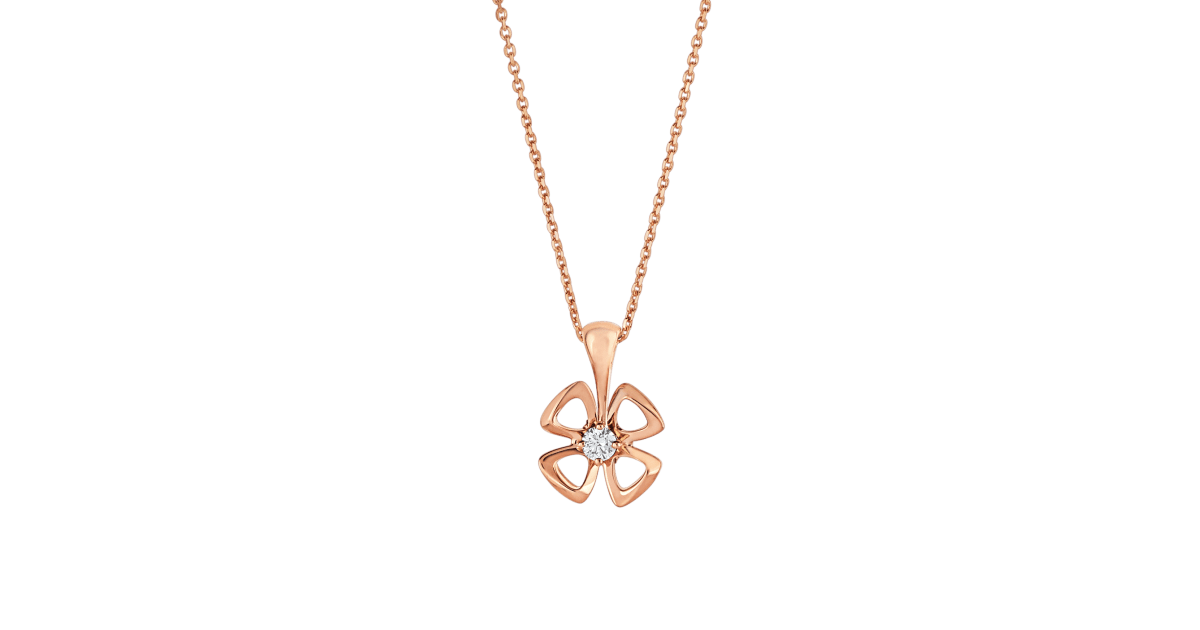 [Mystic Crown]FIOREVER NECKLACE DIAMOND CENTER
