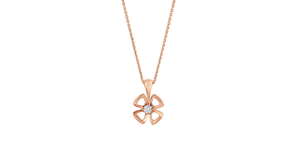 [Mystic Crown]FIOREVER NECKLACE DIAMOND CENTER