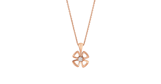 [Mystic Crown]FIOREVER NECKLACE DIAMOND CENTER