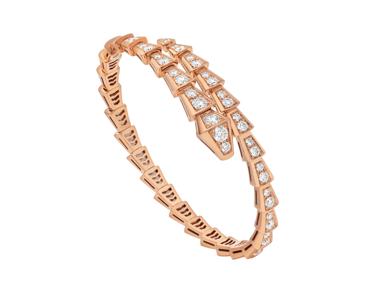 [Mystic Crown]SERPENTI BRACELET 6.8MM PINK GOLD DIAMOND