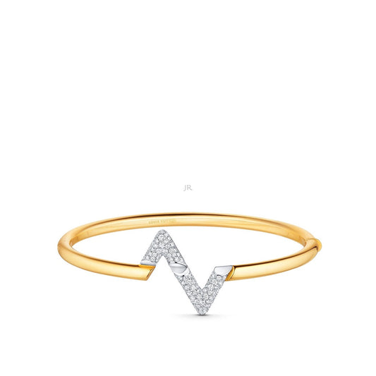 [Mystic Crown]VOLTE UPSITE DOWN GOLD DIAMOND BRACELET