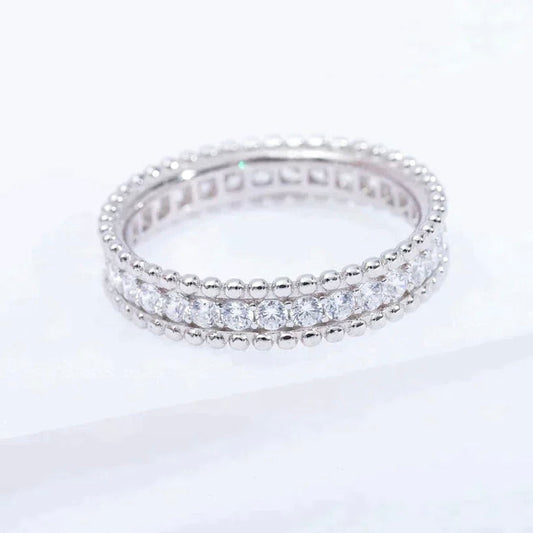 [Mystic Crown]PERLEE DIAMOND SILVER RING