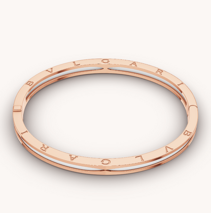 [Mystic Crown]ZERO 1 PINK GOLD WITH WHITE CERAMIC BRACELET