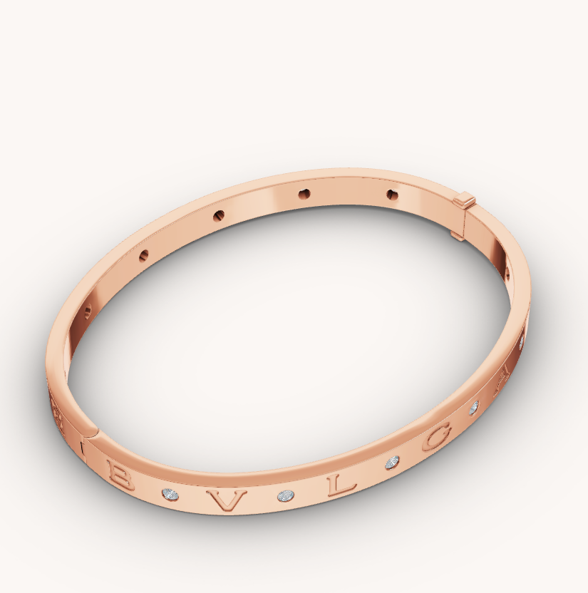 [Mystic Crown]ZERO 1 PINK GOLD 12 DIAMONDS BRACELET