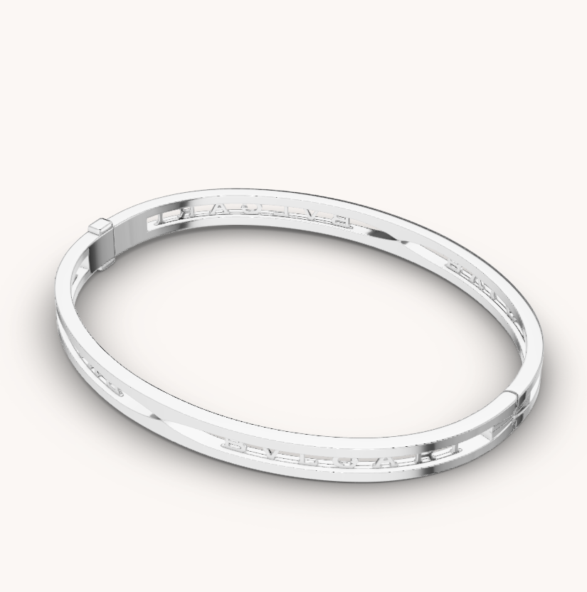 [Mystic Crown]ZERO 1 SPIRAL LOGO SILVER BRACELET