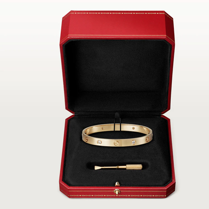 [Mystic Crown]LOVE BRACELET 6.1MM 4 DIAMONDS