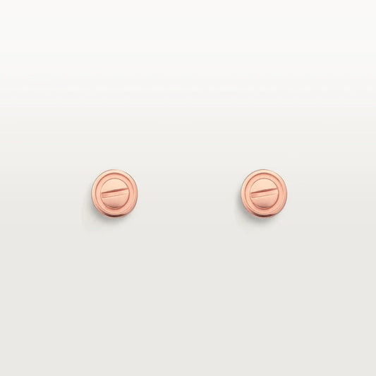 [Mystic Crown]LOVE EARRINGS PINK GOLD 10MM