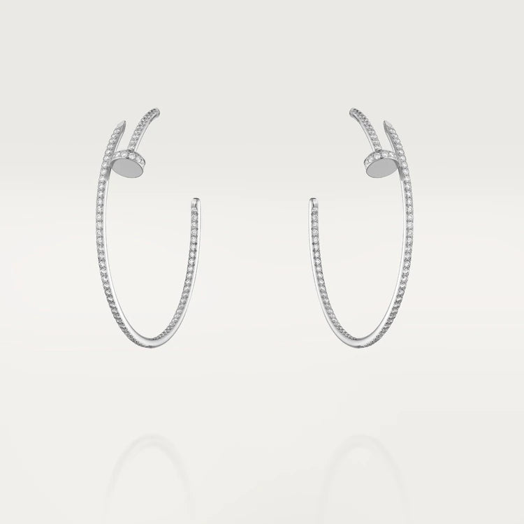 [Mystic Crown]JUSTE EARRINGS FULL DIAMONDS 1.8MM