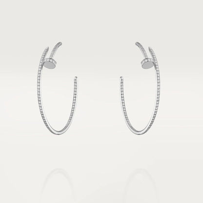 [Mystic Crown]JUSTE EARRINGS FULL DIAMONDS 1.8MM