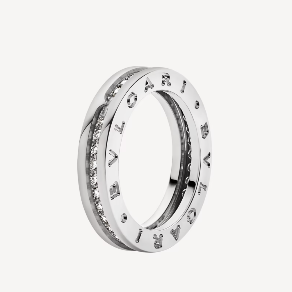 [Mystic Crown]ZERO 1 ONE-BAND PAVED DIAMONDS ON THE SPIRAL RING