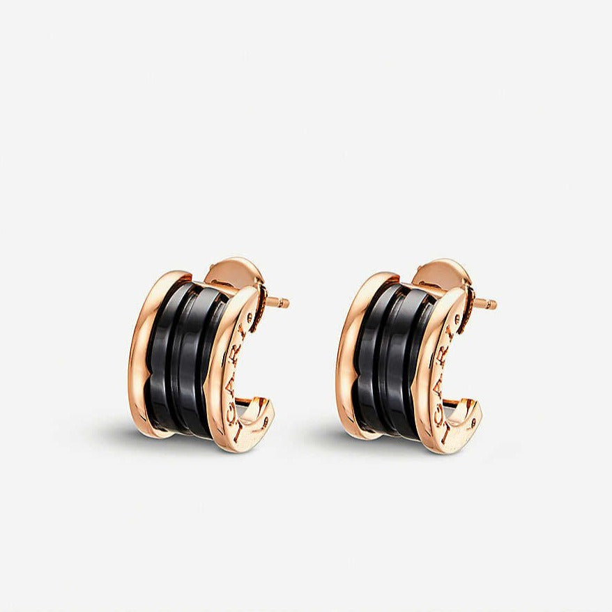 [Mystic Crown]ZERO 1 PINK GOLD CERAMIC EARRINGS