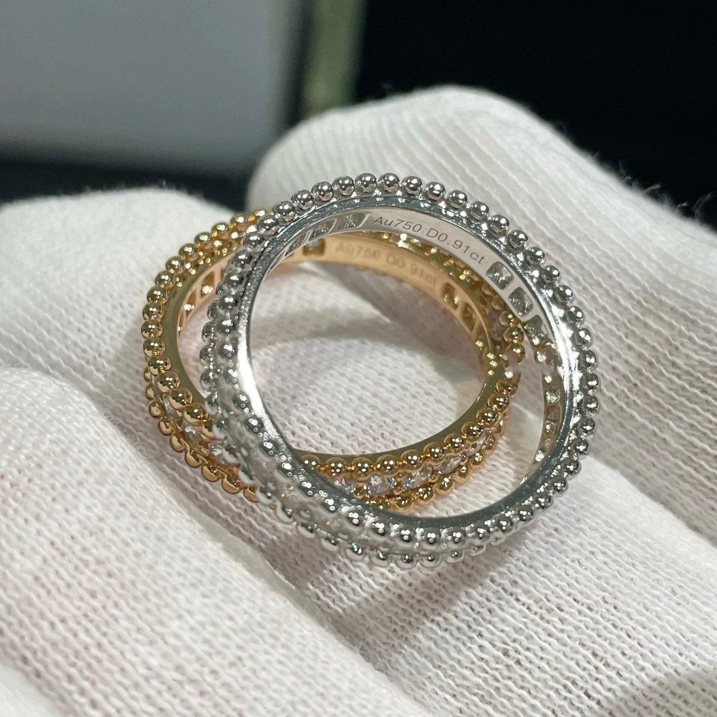 [Mystic Crown]PERLEE DIAMOND SILVER RING