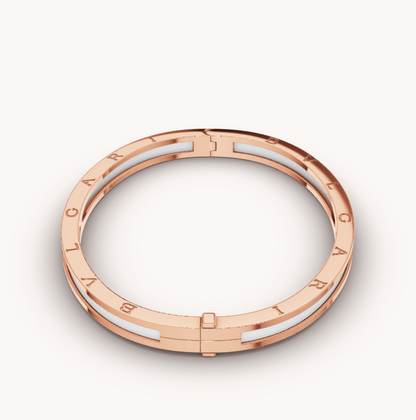 [Mystic Crown]ZERO 1 PINK GOLD WITH WHITE CERAMIC BRACELET