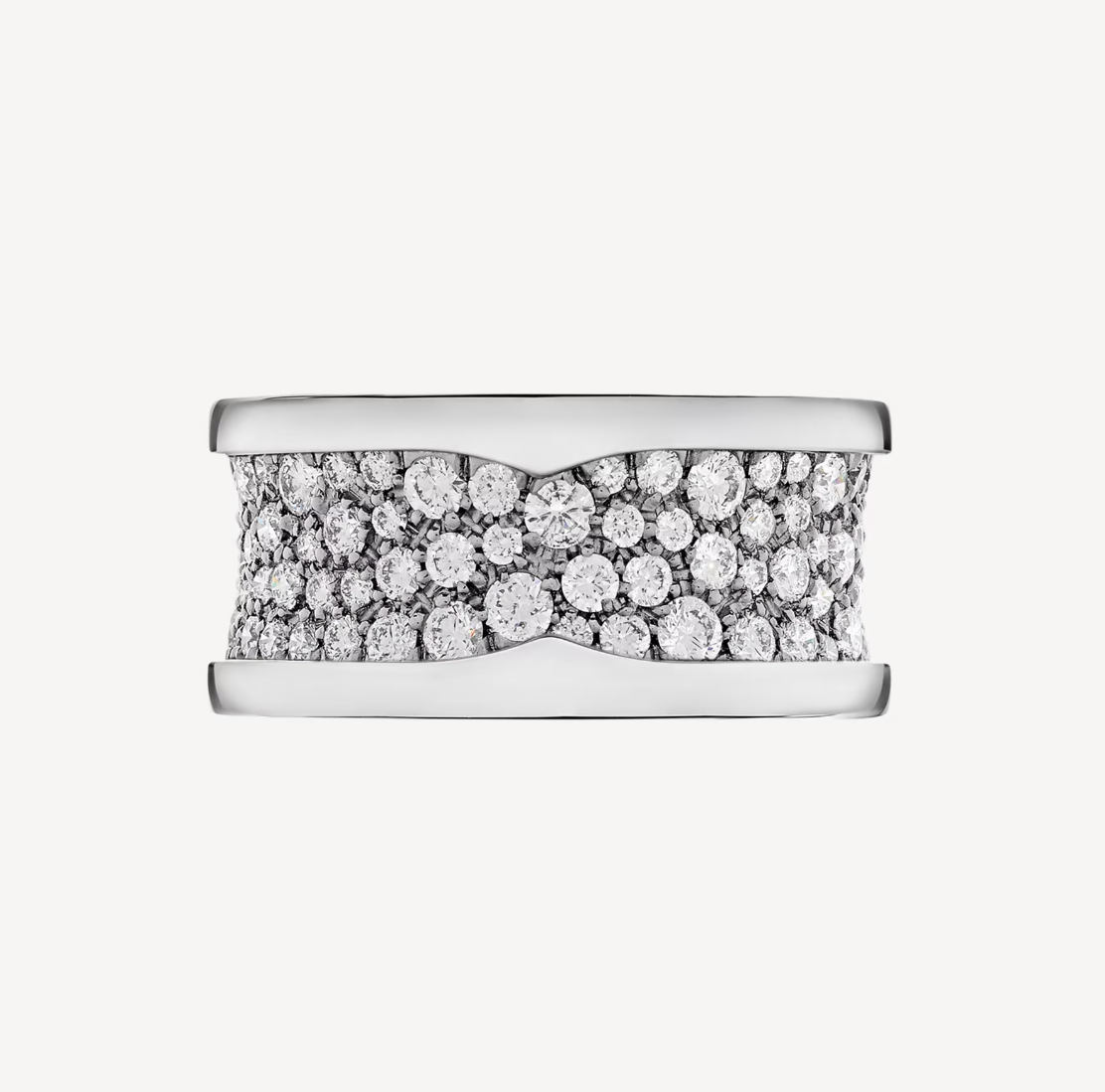 [Mystic Crown]ZERO 1 WITH PAVED DIAMONDS ON THE SPIRAL RING