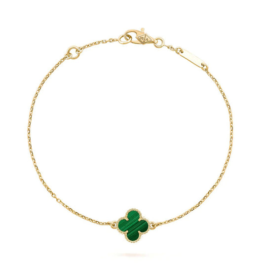 [Mystic Crown]CLOVER BRACELET MALACHITE 1 MOTIF