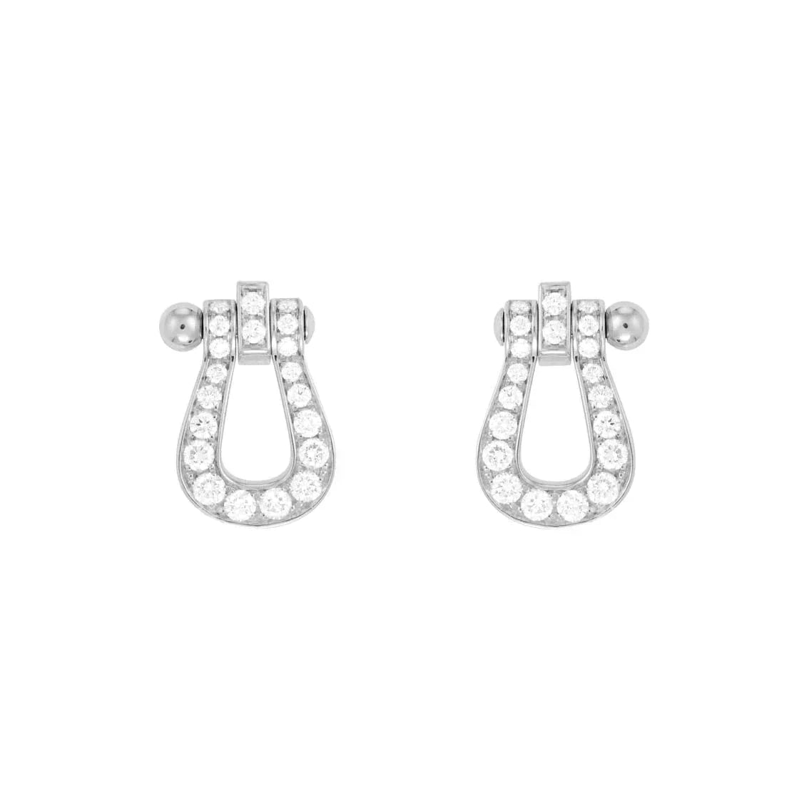 [Mystic Crown]FORCE 10 FULL DIAMOND STUD EARRINGS MINI MODEL