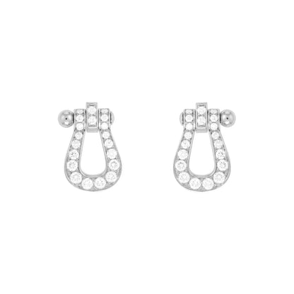 [Mystic Crown]FORCE 10 FULL DIAMOND STUD EARRINGS MINI MODEL