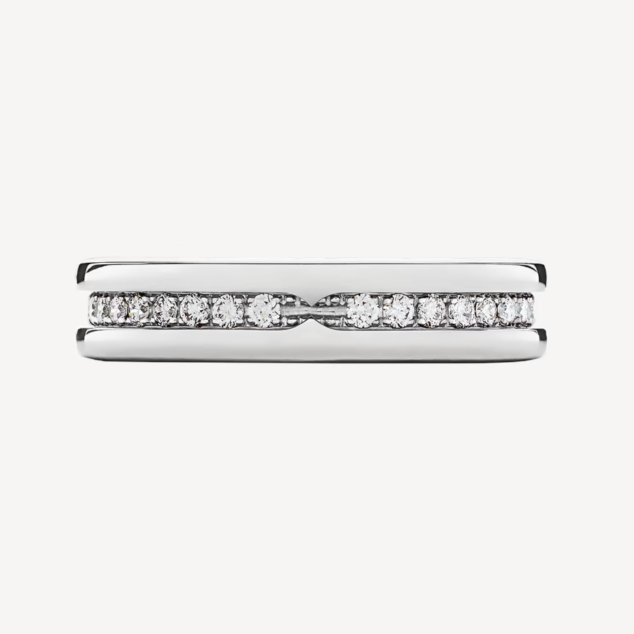 [Mystic Crown]ZERO 1 ONE-BAND PAVED DIAMONDS ON THE SPIRAL RING