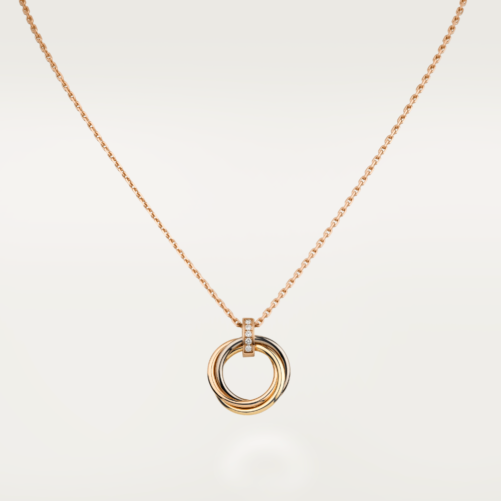 [Mystic Crown]TRINITY NECKLACE GOLD  DIAMONDS